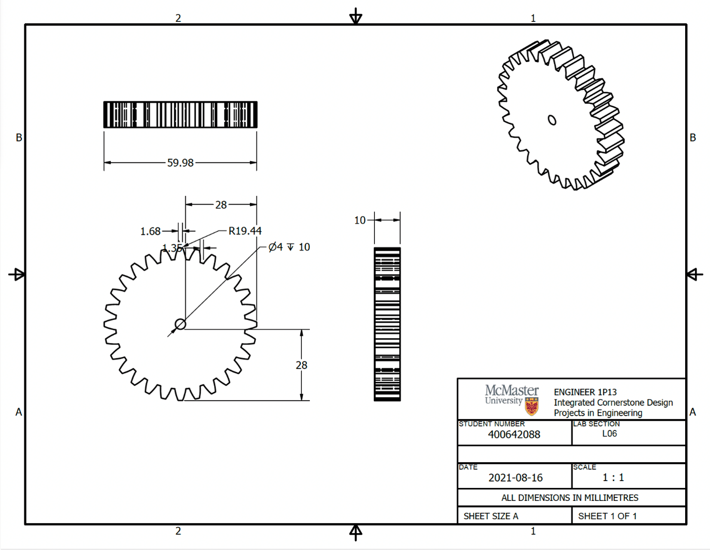 Engineering drawing 6